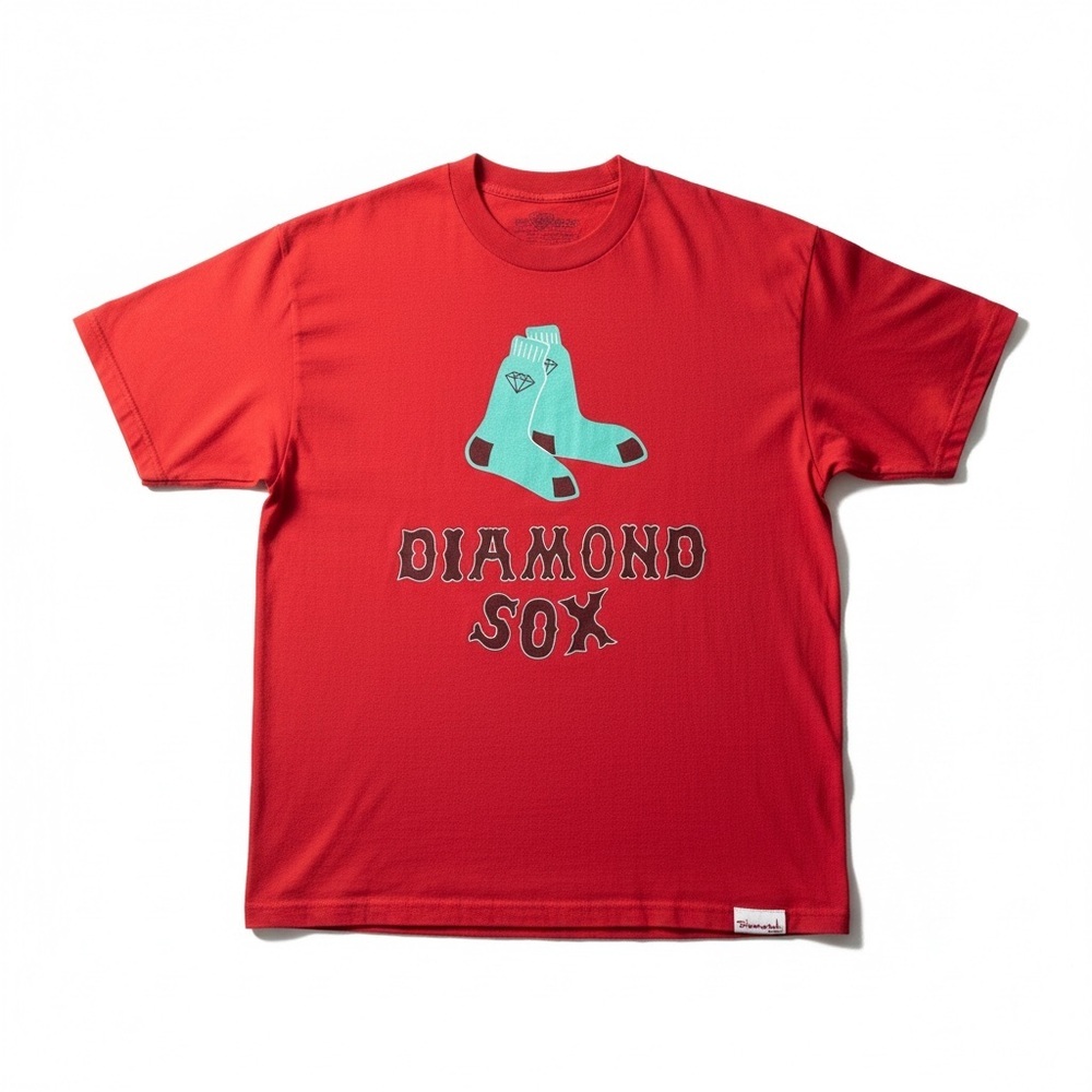 Diamond Supply Co. Red “diamond sox” T-Shirt